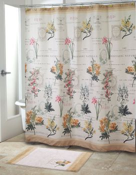 Alana Fabric Shower Curtain by Avanti Linens