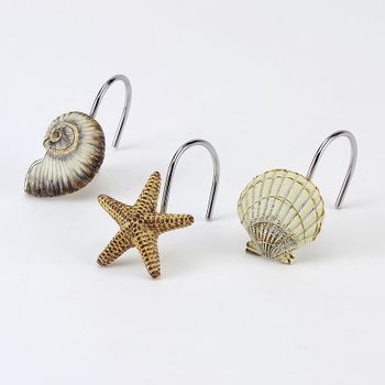Antigua Shower Curtain Hooks
