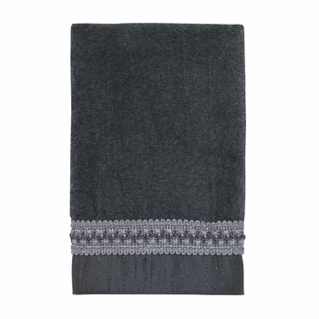 Avanti Braided Medallion Towels-Granite