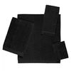 Avanti Solid Color Velour Towels-Black