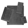 Avanti Solid Color Velour Towels-Granite