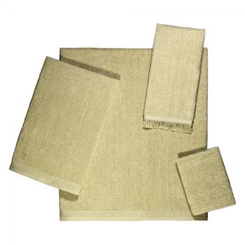Avanti Solid Color Velour Towels-Linen