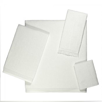 Avanti Solid Color Velour Towels-White