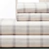 Clinton Windowpane 100% Cotton Flannel Sheet Sets 