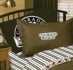 Colorado Rockies Embroidered Logo Sham