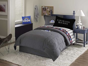 Colorado Rockies Embroidered Logo Valance