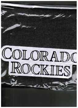 Colorado Rockies Embroidered Logo Valance