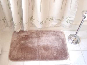 Decorative Plush Bathroom Rug 21x32"