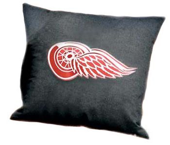 DETROIT RED WINGS Denim 18" Square Pillow