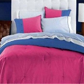 Dorm Room In A Box for XL Twin College Beds (10 PC Set) Rose/Blue 
