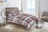 Dormisette Luxury German Flannel Sheets-Red/Grey Plaid