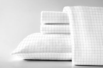 Dormisette Luxury German Flannel Sheets-Windowpane