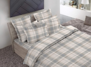 Dormisette Luxury German Flannel Sheets-Windowpane