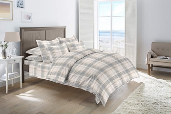 Dormisette Luxury German Flannel Sheets-Windowpane