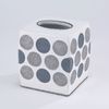 Dotted Circles Boutique Tissue Box Cover by Avanti Linens