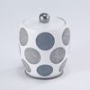 Dotted Circles Covered Jar by Avanti Linens