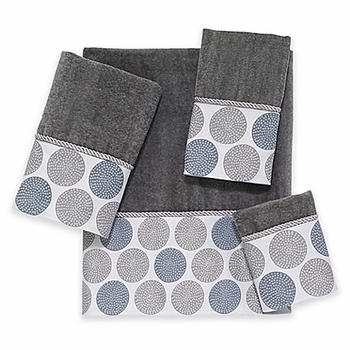 Dotted Circles Shower Curtain & Bath Accessories by Avanti Linens