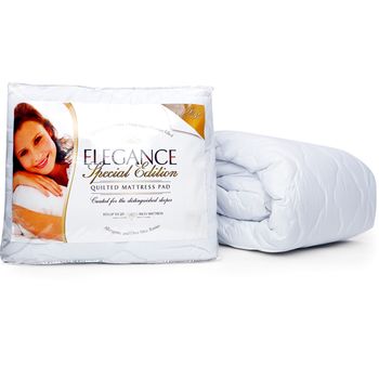 Elegance "Special Edition" 3/4 Bed Quilted Mattress Pad-Fitted
