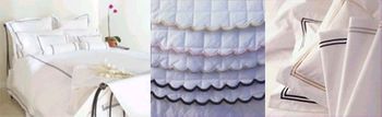 "Frette Hotel Collection" Queen Sheet Set- Ivory Percale
