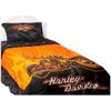 Harley Davidson Flames Comforter