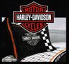 Harley Davidson Racing Flag  Pillow Sham
