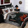 Harley Davidson Racing Flag  Pillow Sham