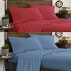 IZOD Varsity Solid Sheet Sets-Red or Blue