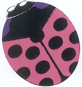 LADYBUG- PINK Fun Rug