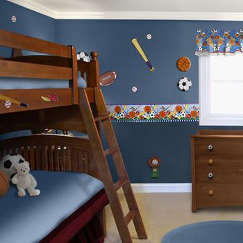 LET'S PLAY BALL Kids Room Decor