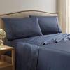 Martex 400 Thread Count Solid Sateen Sheet Set- Queen Size