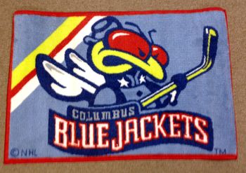 NHL Columbus Blue Jackets Rug  19" x 29"