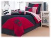 PEYTON Solid Navy Twin Bedskirt by Nautica