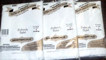 PILLOW PROTECTORS POLY/COTTON STANDARD SIZE