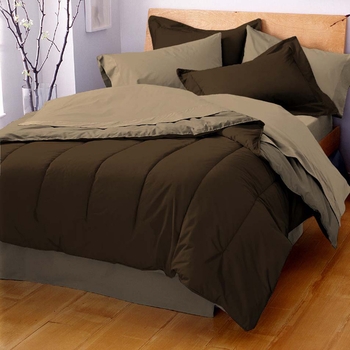 Martex Pipeline Solid Color Reversible Comforters 