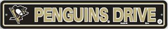 Pittsburgh Penguins Plastic Street Sign