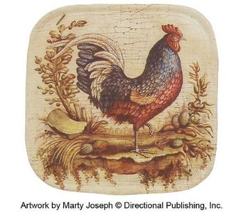 Provencal Rooster Potholder