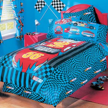 Nascar Road To Victory Twin Bedskirt