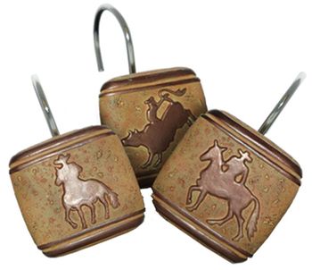 SADDLE UP Shower Hooks 