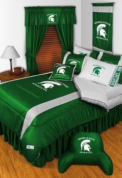 Sidelines MICHIGAN STATE SPARTANS Bedding and Accessories