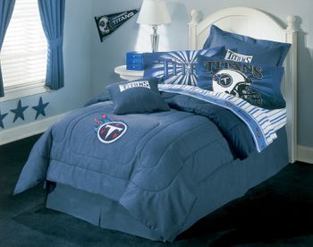 NFL Tennessee Titans Embroidered Logo Valance