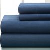 Winter Nights Flannel Sheet Set-Indigo (Navy)