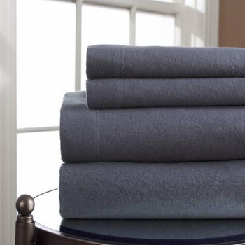Winter Nights Flannel Sheet Set- 10 Solid Colors- 100% Cotton
