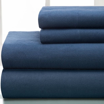 Winter Nights Flannel Sheet Set- 10 Solid Colors- 100% Cotton