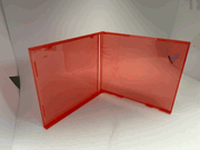 10.4MM SINGLE JEWEL CASE, ORANGE RED, MADE IN USA 1066LL 100/CS