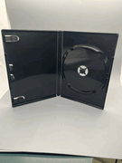 14MM SINGLE DVD CASE, GLOSSY BLACK, VIRGIN GRADE, PUSH-RELEASE HUB,TOP QUALITY, 100 PCS, PSD12G