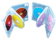 27mm Quad 4-DVD Cases w/Patented M-LOCK, Super Clear DB27-4C-FM-N, 25 PCS/CS