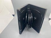 27 MM MULTI-10 DVD CASE, BLACK, BOOKLET CLIPS, DVDBOX10-B-HK, 52 PCS/CS