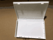 50 WHITE VHS LIBRARY CASE, FULL SLEEVE,NO HUB, PSV12