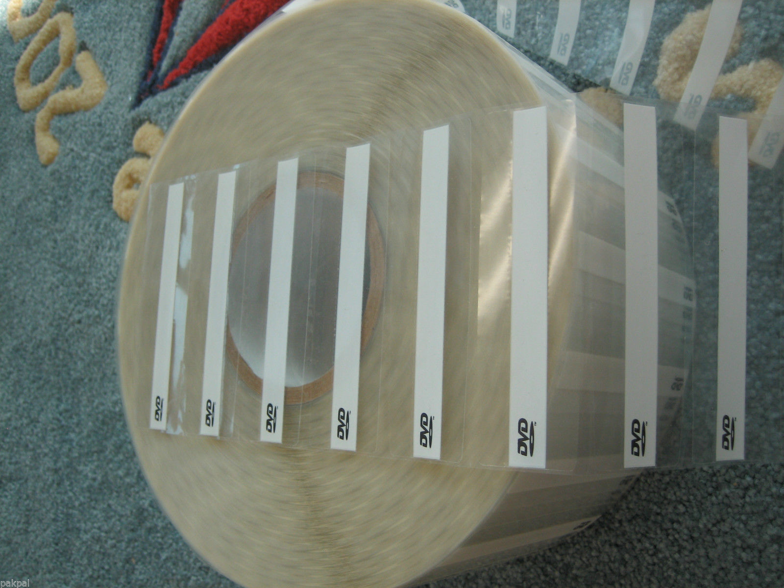 DVD Security Label 4" x1 5/16" , 1000 pcs/Roll SALE!