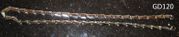 NEW MENS STAINLESS STEEL NECKLACE/CHAIN, L 11 1/2" W 1/4" GD120